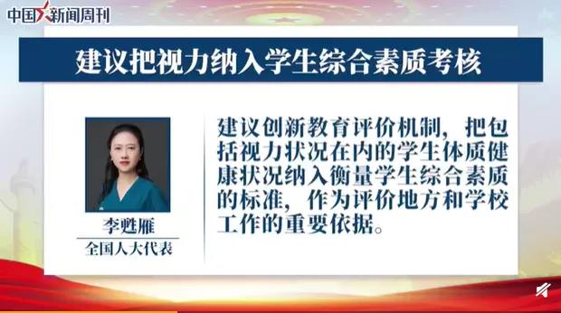 聚焦兩會(huì)：近視防控刻不容緩?。?！